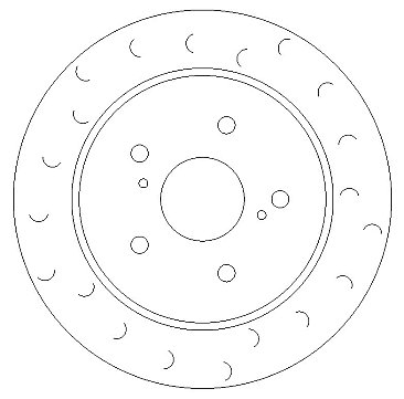 Rear Brake Discs 278 mm to fit Suzuki Swift Iii (MZ, EZ)