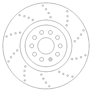 Front XD Series Brake Discs to fit VW Audi Seat