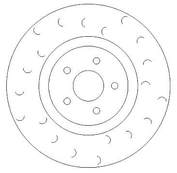 Front Brake Discs 336 mm to fit Ford Focus MK2 (DA_, HCP, DP)