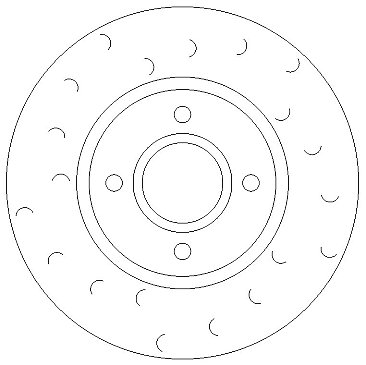 Front Brake Discs 278 mm to fit Ford B-Max (JK)