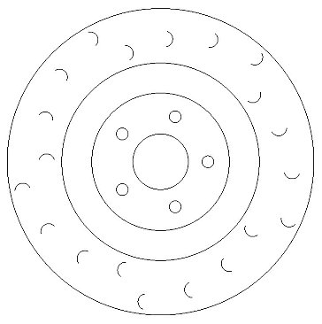 Front Brake Discs 350 mm to fit Ford Focus MK3