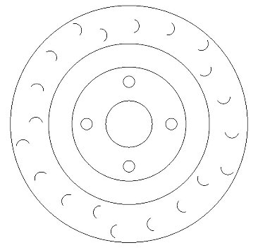 Rear Brake Discs 280 mm to fit Abarth 124 Spider Fiat / Mazda and others