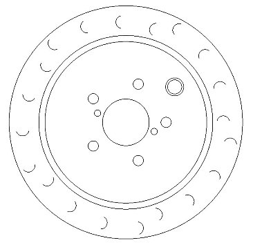 Rear Brake Discs 290 mm to fit Subaru Brz (ZC6) Toyota and others