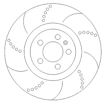 AUDI S1 2.0 TFSI (8X) Front Dimpled And Grooved Brake Discs