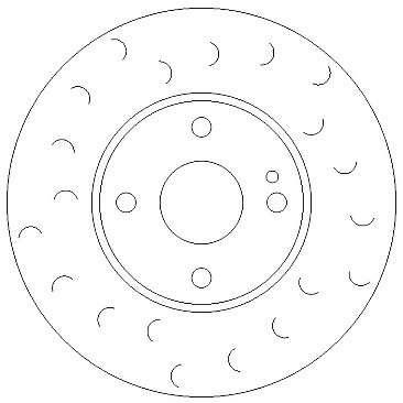 Front Brake Discs 258 mm to fit Mazda 2 Hatchback (DL, DJ)