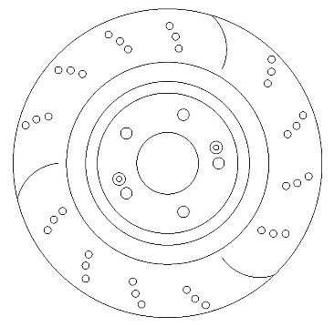 Front Brake Discs to fit Hyundai I30N Dimpled and Grooved