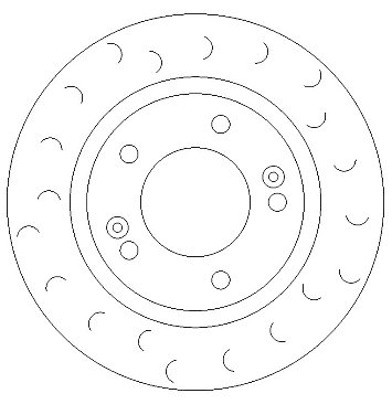 Hyundai I20N Rear C-Hook Brake Discs