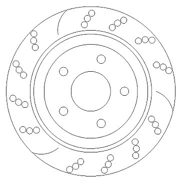 Rear GD Series Brake Discs to fit Ford Puma 1.0 & 1.5 ST EcoBoost