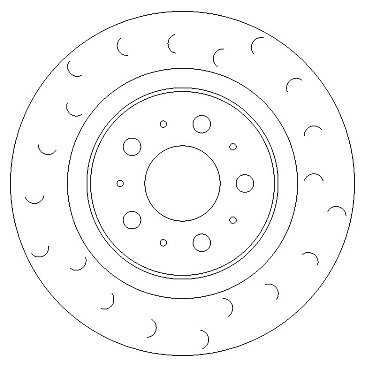 Front Brake Discs 320 mm to fit Tesla Model 3 (5YJ3)