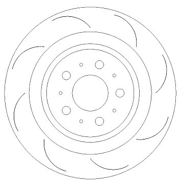 Tesla Model 3 2017- Rear Performance Grooved Brake Discs