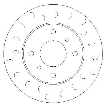 Front Brake Discs 257 mm to fit Infiniti G20 Nissan and others