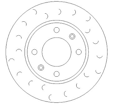 Rear Brake Discs 247 mm to fit Citroen Saxo (S0, S1) Peugeot and others