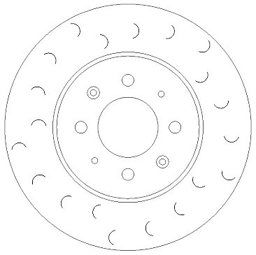 Front Brake Discs 262 mm to fit Honda Civic MK4 Hatchback (EC, ED, EE, EF) MG / Rover and others
