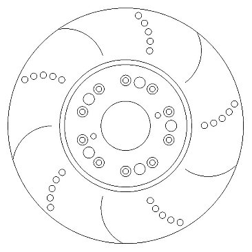 Front Performance Brake Discs to fit Lexus IS 200