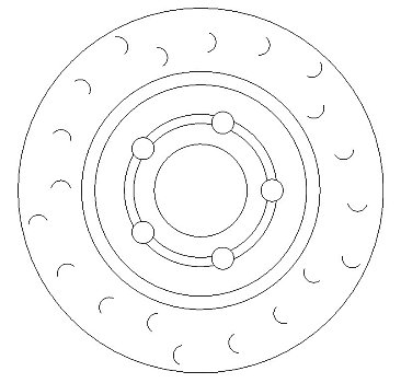 Rear Brake Discs for Seat Leon 1.8 Cupra R HALO C Hook Grooved