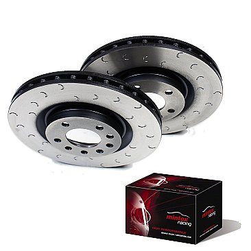 Golf R MK7 Front Brake Discs and F4R High Friction Race Pads