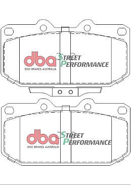 Front DBA Performance Street Pads to fit Subaru Nissan Mitsubishi