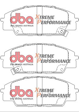 Front DBA Xtreme Pads and C Hook Discs to fit Honda Civic Type R FN2