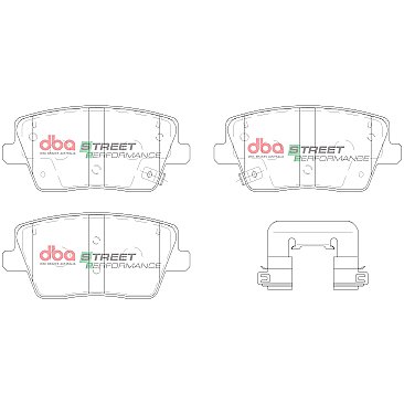 Rear DBA Performance Street Pads to fit Hyundai
