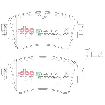 Rear DBA Performance Street Pads for to fit Audi RS4 RS5