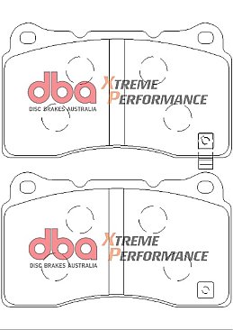 Mitsubishi Evo 5-9 Front Dimpled & Grooved Brake Discs with DBA Xtreme Pads