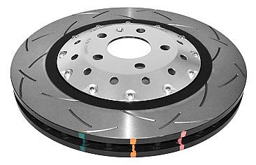 Front DBA 5000 Series T3 Slotted Brake Discs to fit Audi RS4 RS5 R8