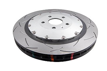 Front DBA 5000 Series T3 Slotted Brake Discs to fit Audi TTRS Quattro