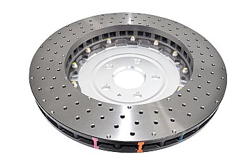 Front DBA 5000 Series XD Brake Discs to fit Audi TTRS Quattro (FV)