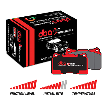 Front DBA Brake Pads Race Performance to fit Subaru Mitsubishi Honda Tesla