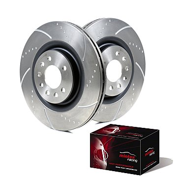 Corsa 1.6 VXR Front Performance Brake Pads and Grooved Discs