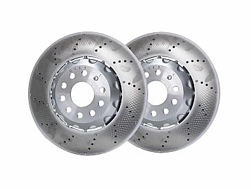 Front 2-Piece 340mm Clubsport Style Brake Discs to fit Golf R S3 Cupra and More