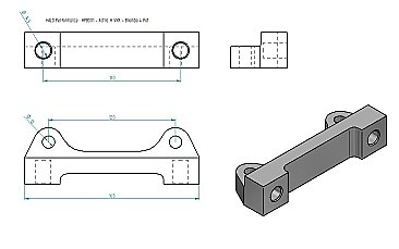 HPB001 - Astra H VXR Brake Caliper Adaptor Bracket