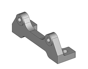 Corsa C & D Brembo Caliper Adaptor Brackets