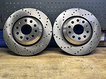 Rear Cross Drilled Brake Discs BD1471H