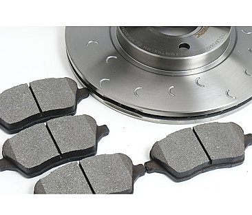 Ford Fiesta 1.6 ST180 ST200 Front & Rear C-Hook Discs with Brake Pads