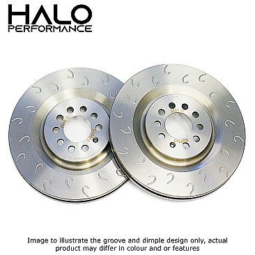 Front Grooved Brake Discs to fit Focus 2.5 ST ST225