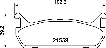 Rear Mintex High Performance Brake Pads MDB1414FR