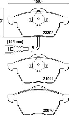 Mintex Car Brake Pads MDB2041