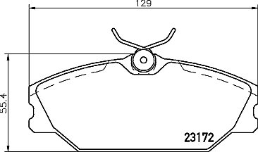 Front Brake Pads to fit RenaultSport Clio 182