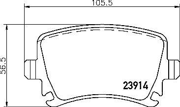 Seat Cupra 265 280 290 Rear C-Hook Discs with Mintex Pads