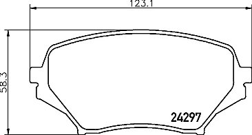 Front Mintex M1166 Racing Pads MDB2771M1166