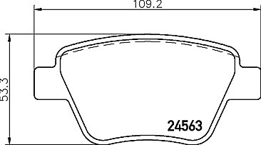 Rear Mintex High Performance Brake Pads to fit Audi VW Seat Skoda