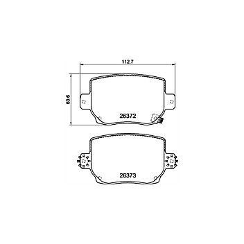 Tesla Model 3 Performance OEM Quality Rear Brake Pads Set