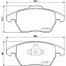 Audi S1 Front C-Hook Brake Discs with Mintex Pads