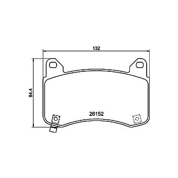 Tesla Model 3 Performance OEM Quality Front Brake Pads Set