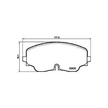 VW Golf R MK8 Front Mintex OEM Brake Pads