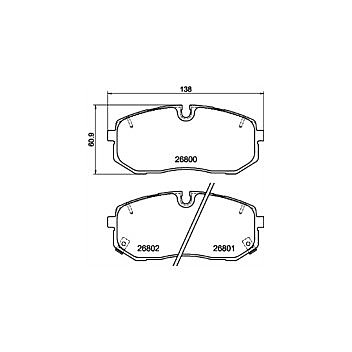 Hyundai I20N Front C-Hook Discs with Mintex Pads