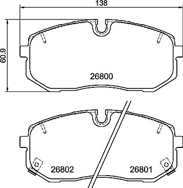 Hyundai I20N Front C Hook Discs with Mintex Pads