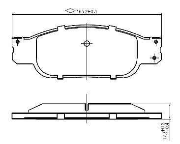 Genuine OEM Quality Brake Pads Set NP2967