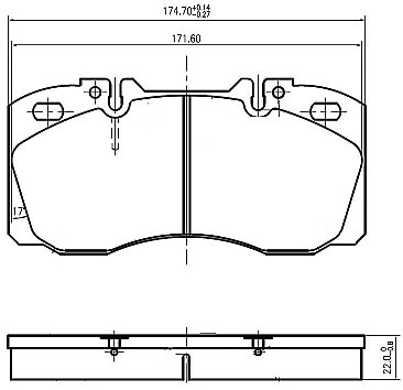 Genuine OEM Quality Brake Pads Set NP2982